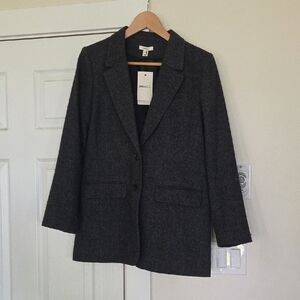 RW&Co Charcoal Tweed Blazer Jacket